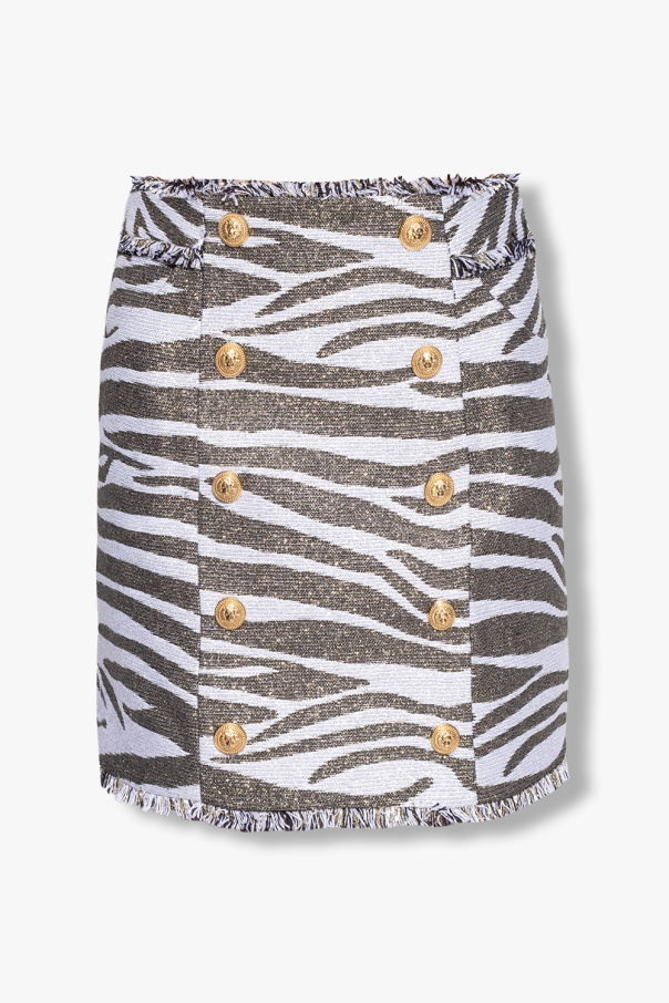 Balmain Skirt with animal motif