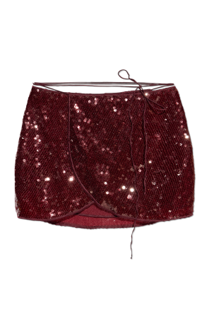 Short sequin pareo