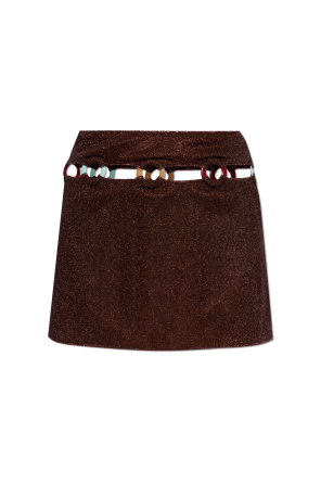 Skirt with lurex thread