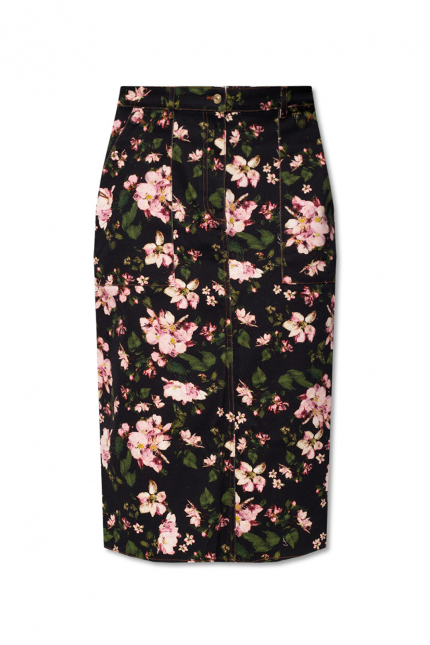 Erdem Skirt with floral motif