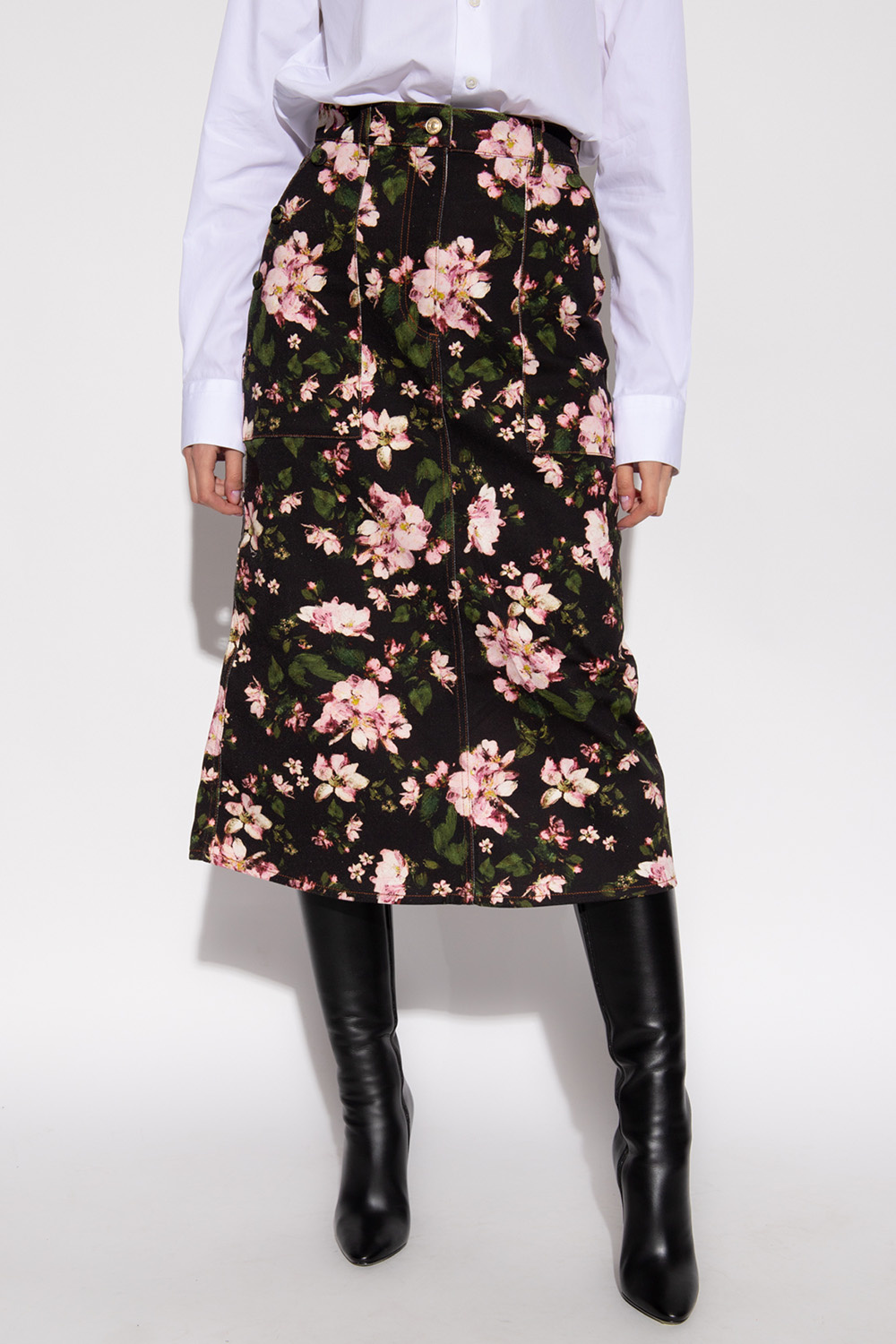 Erdem Skirt with floral motif