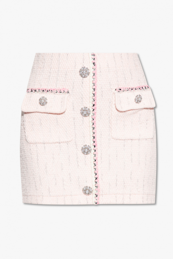 Self Portrait Skirt with decorative buttons