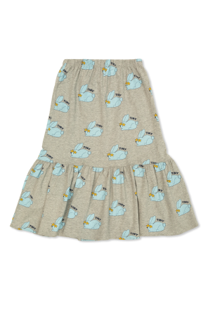 Skirt with rabbit motif