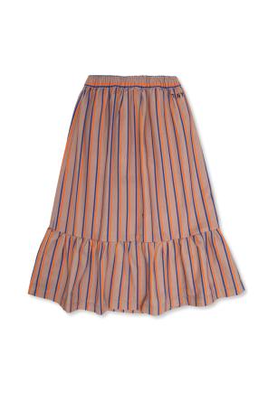 Skirt with striped pattern