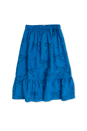 Skirt with bow motif