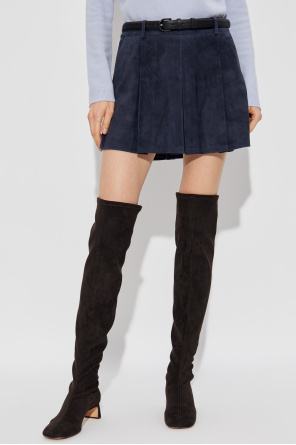 Self-Portrait Falda de ante