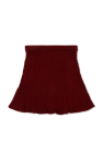 Self-Portrait Kids BURGUNDY Ribbed skirt