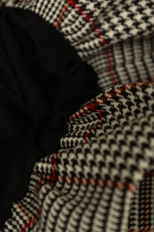 Self-Portrait Kids Plaid pattern skirt