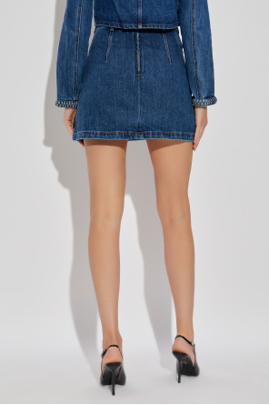 Self-Portrait Denim skirt