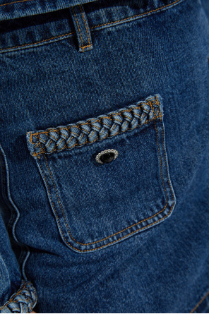 Self-Portrait Denim skirt