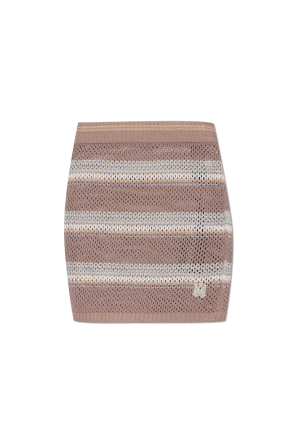 Skirt with logo