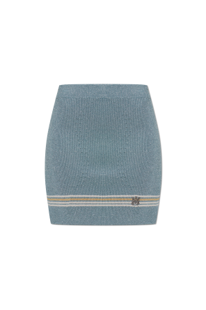 Skirt with lurex thread