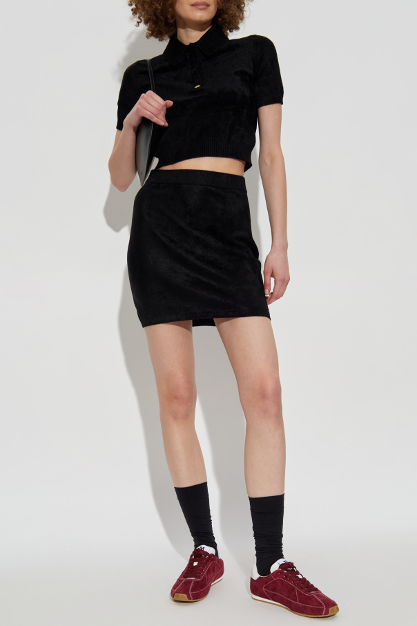Amiri Short skirt with logo