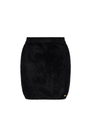 Short skirt with logo