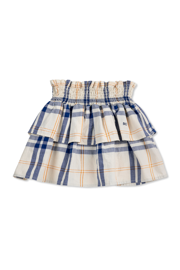 Plaid pattern skirt od Bobo Choses