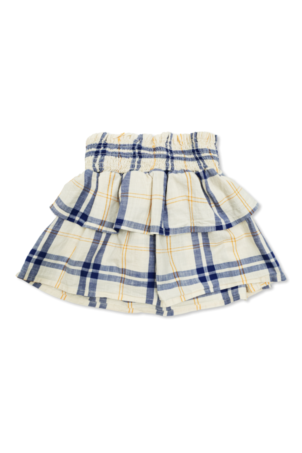 Bobo Choses Plaid pattern skirt