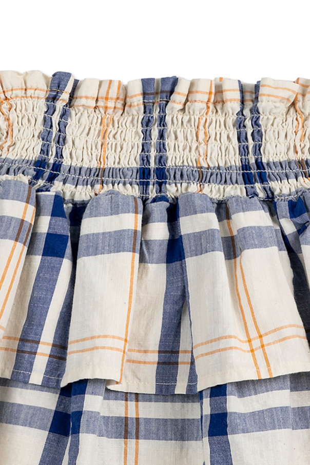 Bobo Choses Plaid pattern skirt