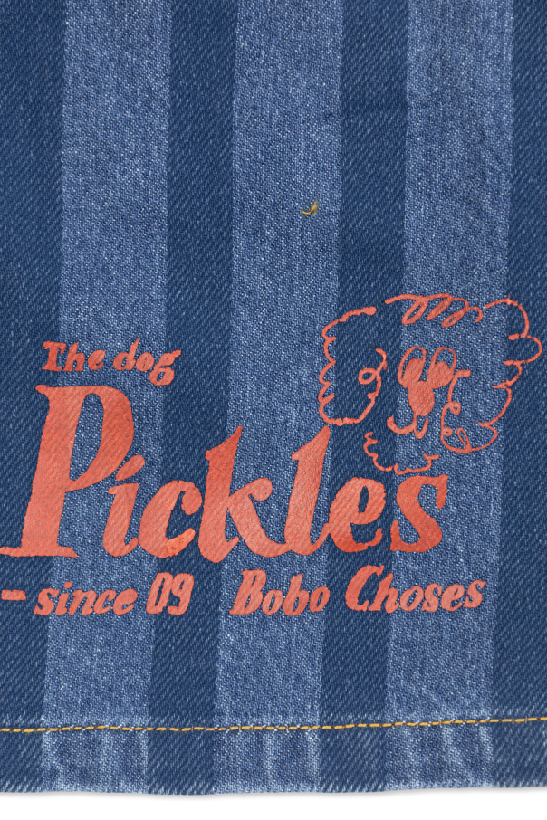 Bobo Choses Denim skirt with print