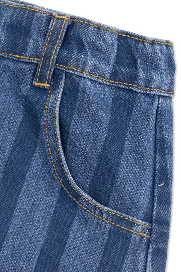 Bobo Choses Denim skirt with print