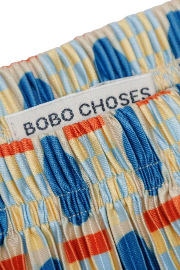 Bobo Choses Plissierter Rock mit Print