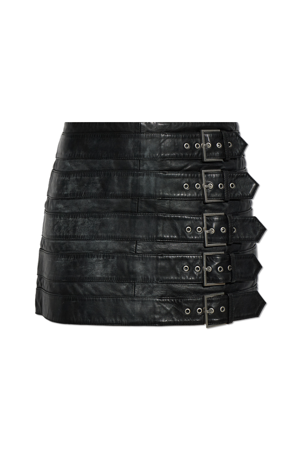 AllSaints Falda de cuero ‘Betty’
