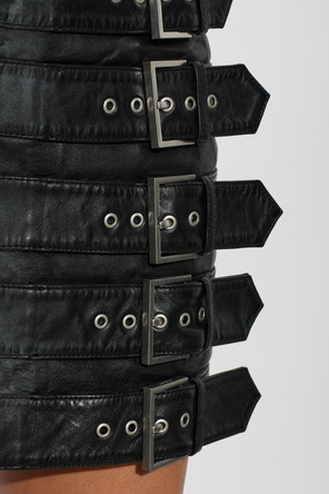 AllSaints Falda de cuero ‘Betty’