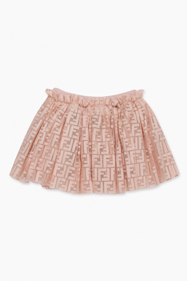 Fendi Ochelari Kids Monogrammed skirt
