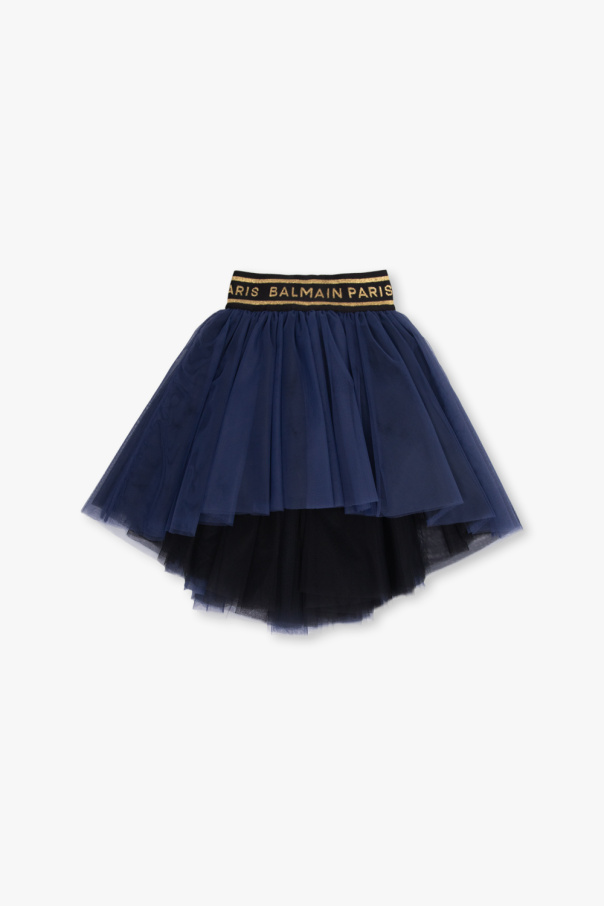 Balmain cotton Kids Tulle skirt