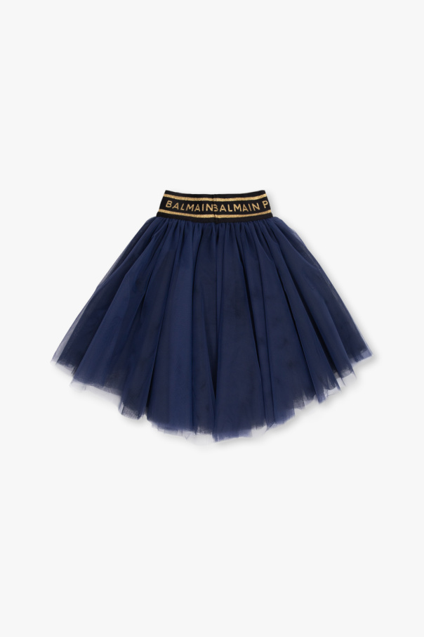 Balmain cotton Kids Tulle skirt