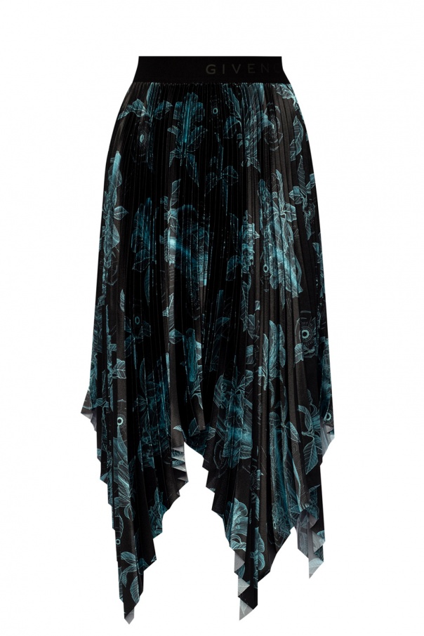 givenchy layered Pleated skirt