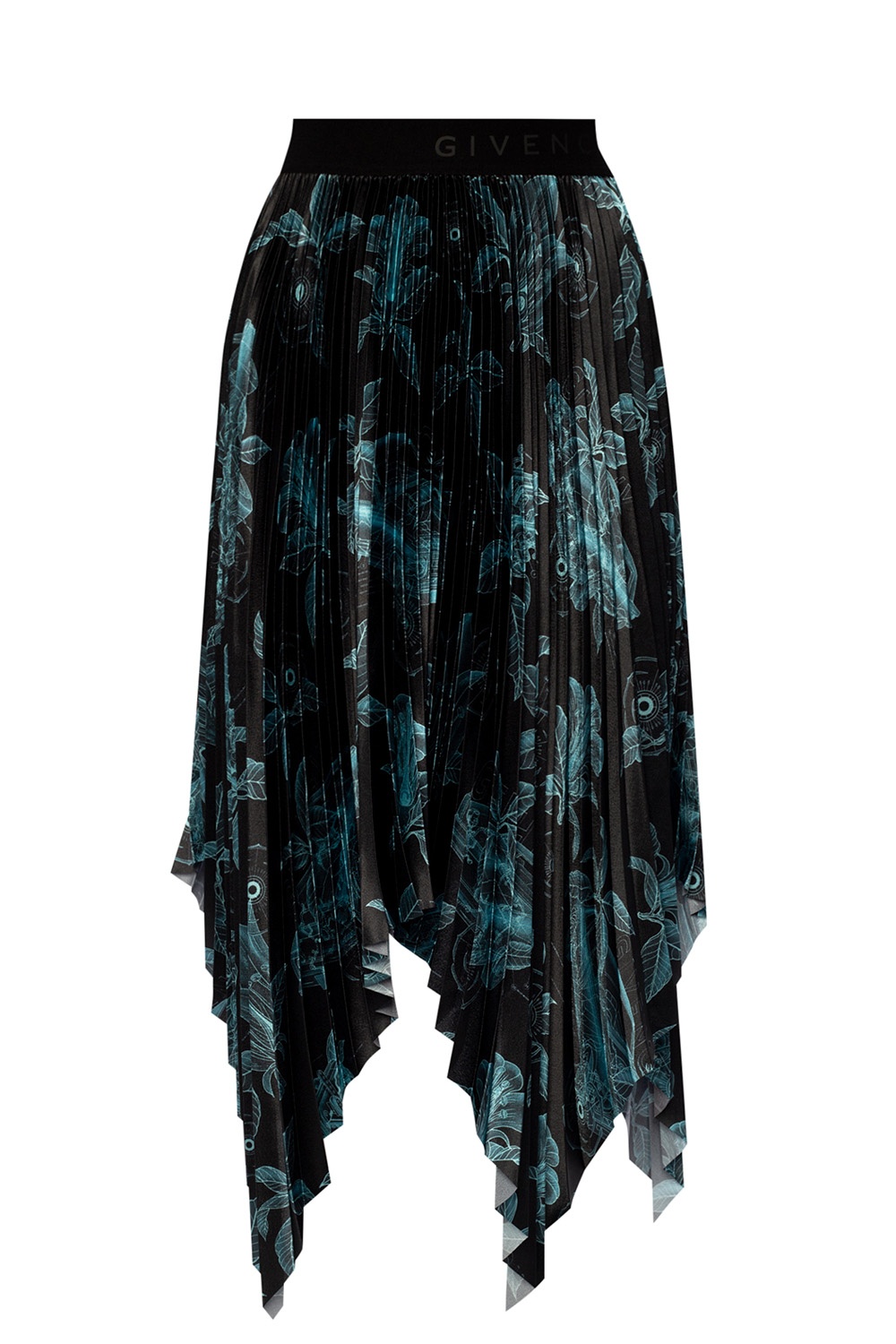 mid length pleated skirts size chart