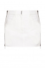 givenchy Slippers Denim skirt with logo