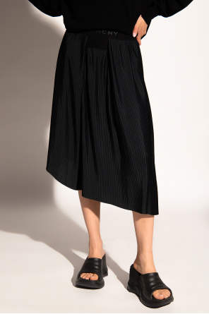 Givenchy Pleated skirt with logo