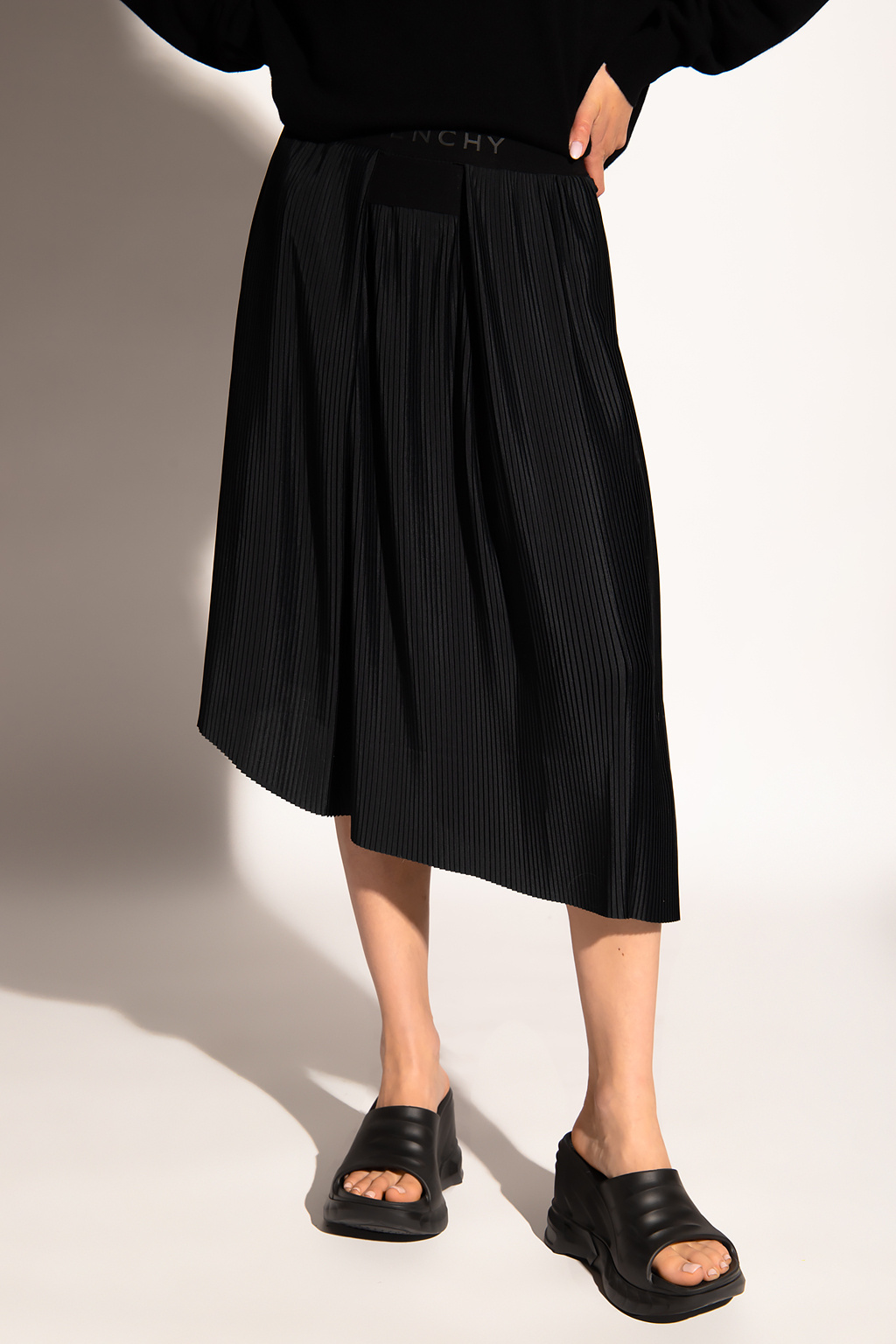 Givenchy Pleated skirt with logo