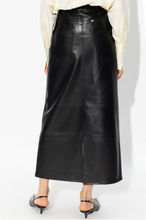 Givenchy short Leather skirt