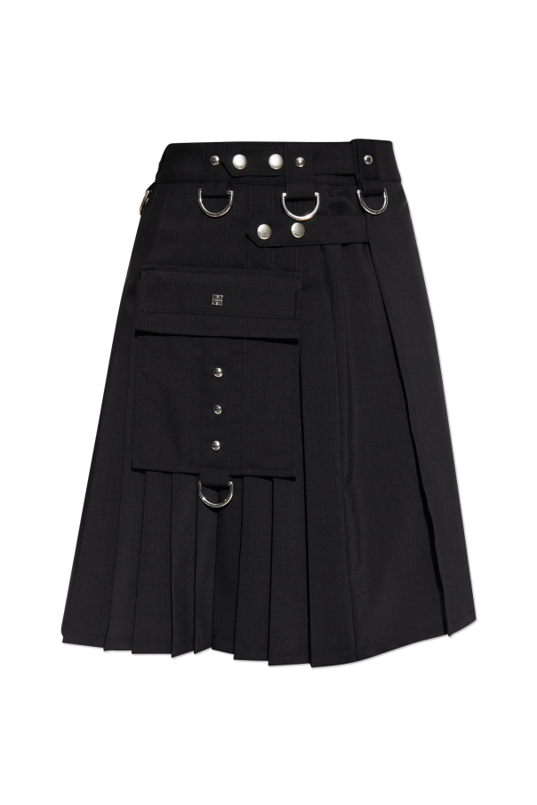 Givenchy Plisowana spódnica