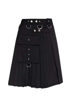 Givenchy Tie-waist Logo Embossed Cardi-coat