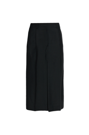 Wool trousers with crease
