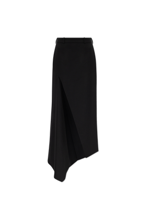 Asymmetric skirt with a slit