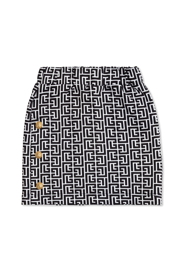 Monogram skirt od Balmain Kids