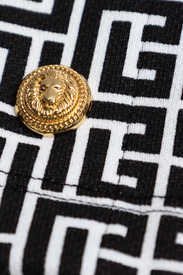 Balmain Kids Monogram skirt