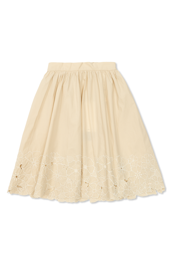 Floral print skirt od Chloé Kids