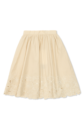 Falda con estampado floral