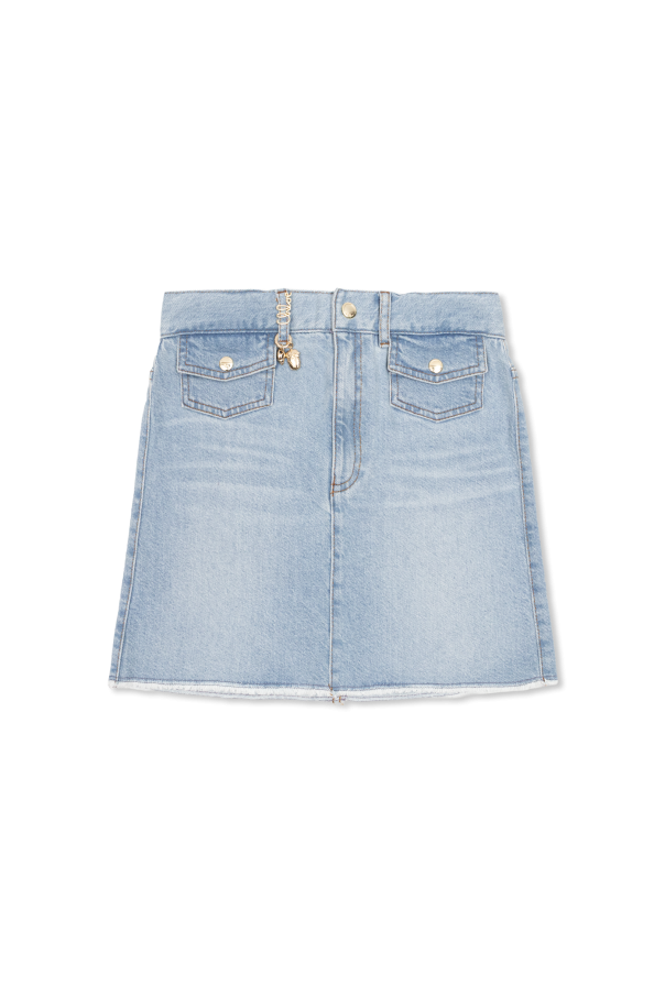 Denim skirt od Chloé Kids