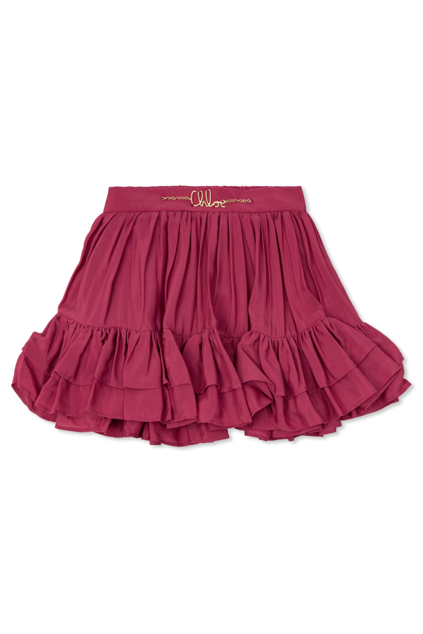 Skirt with ruffles od Chloé Kids
