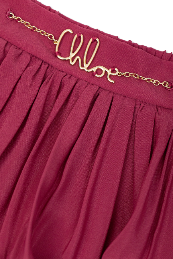 Chloé Kids Saia com folhos