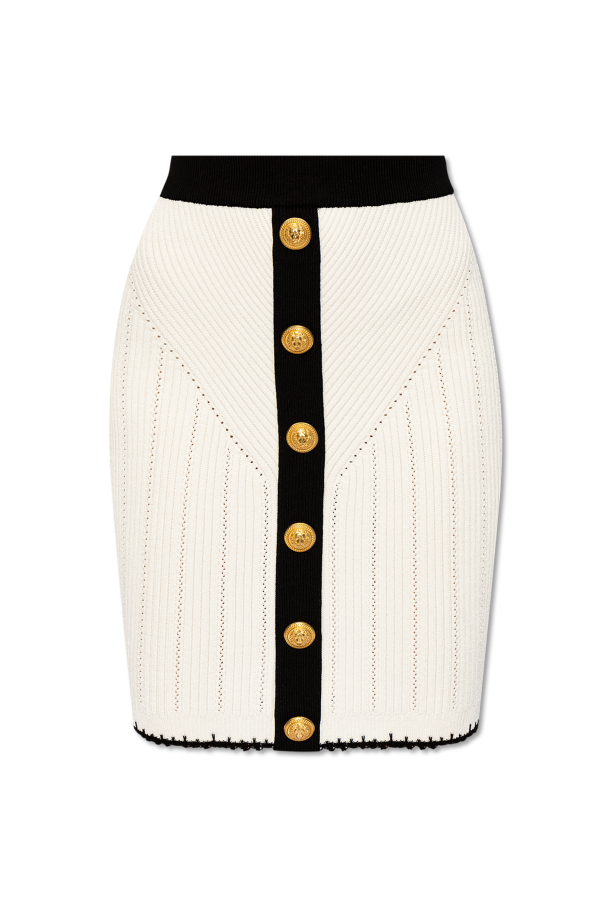 Balmain Striped skirt