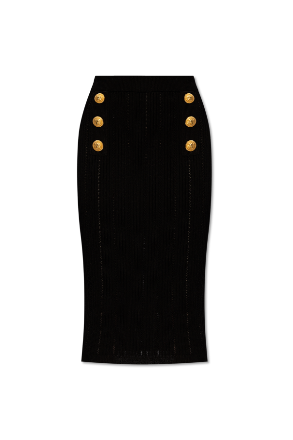 Balmain Striped skirt