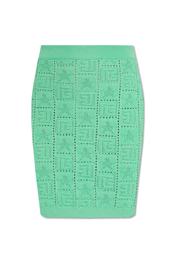 Mini openwork skirt od Balmain
