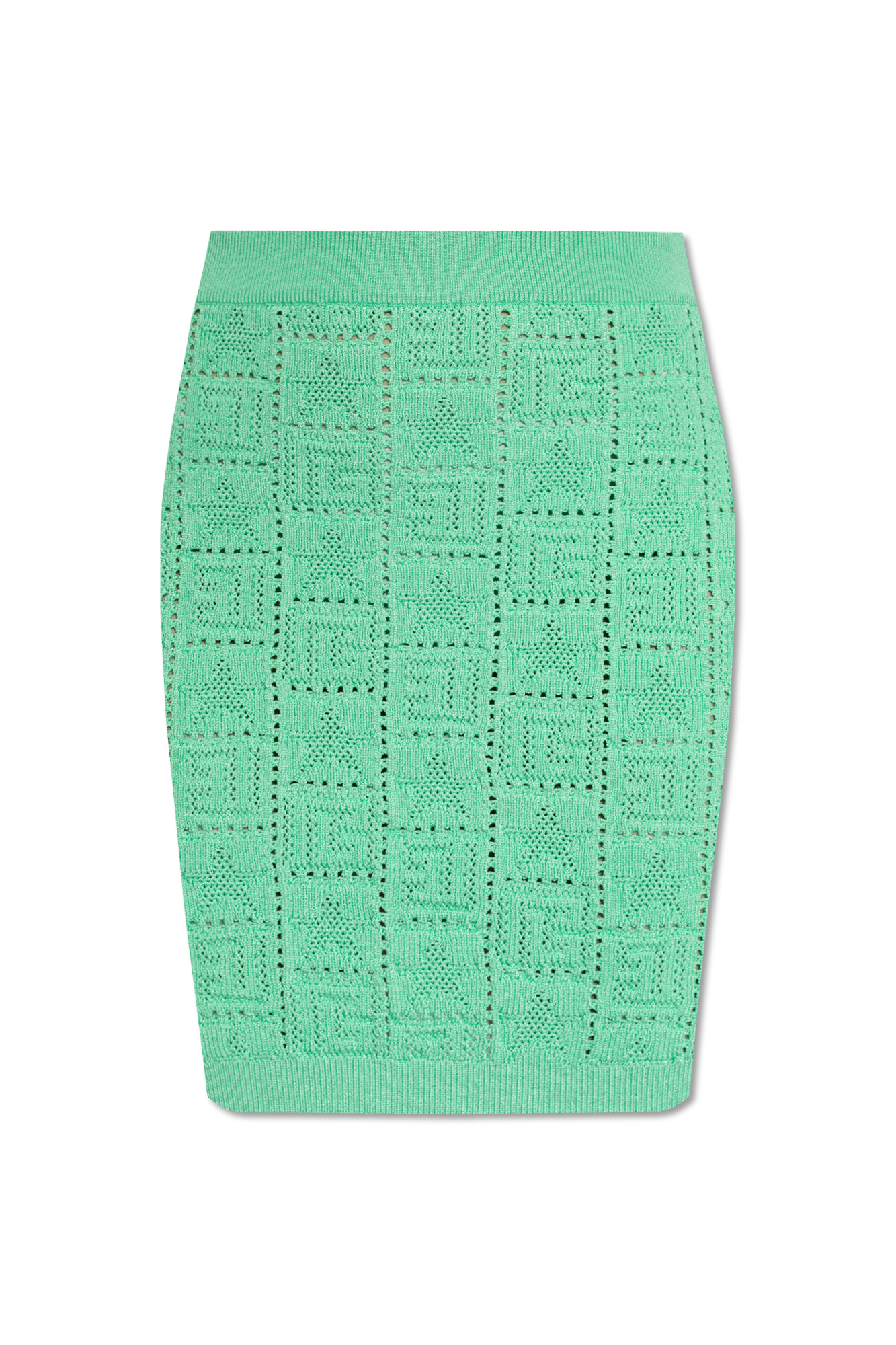 Balmain Mini openwork skirt